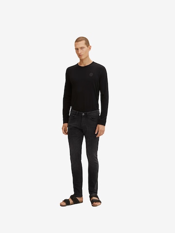 TOM TAILOR Skinny Jeans 'Troy' i svart