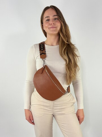 lePelou Gürteltasche 'JUNA large' in Braun