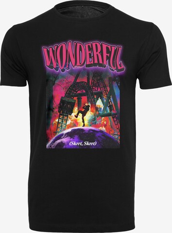 MT Men Shirt 'Wonderful' in Zwart: voorkant