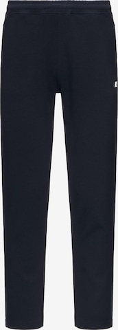 Pantalon outdoor K-Way en bleu : devant