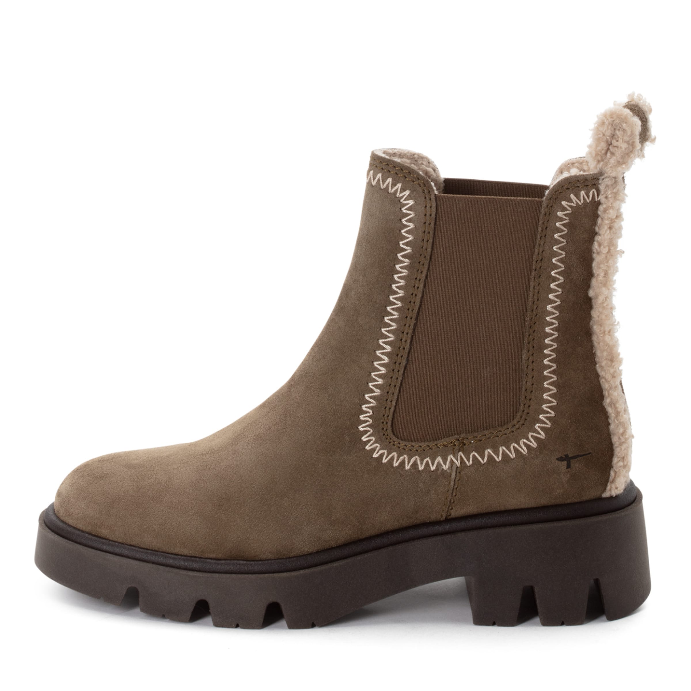 Tamaris Chelsea boots in Brown
