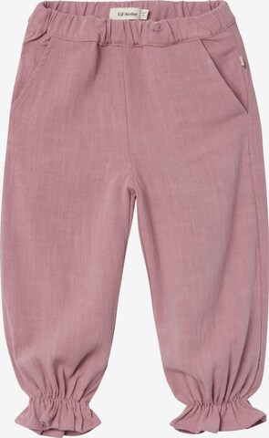 NAME IT Tapered Pants in Pink: front