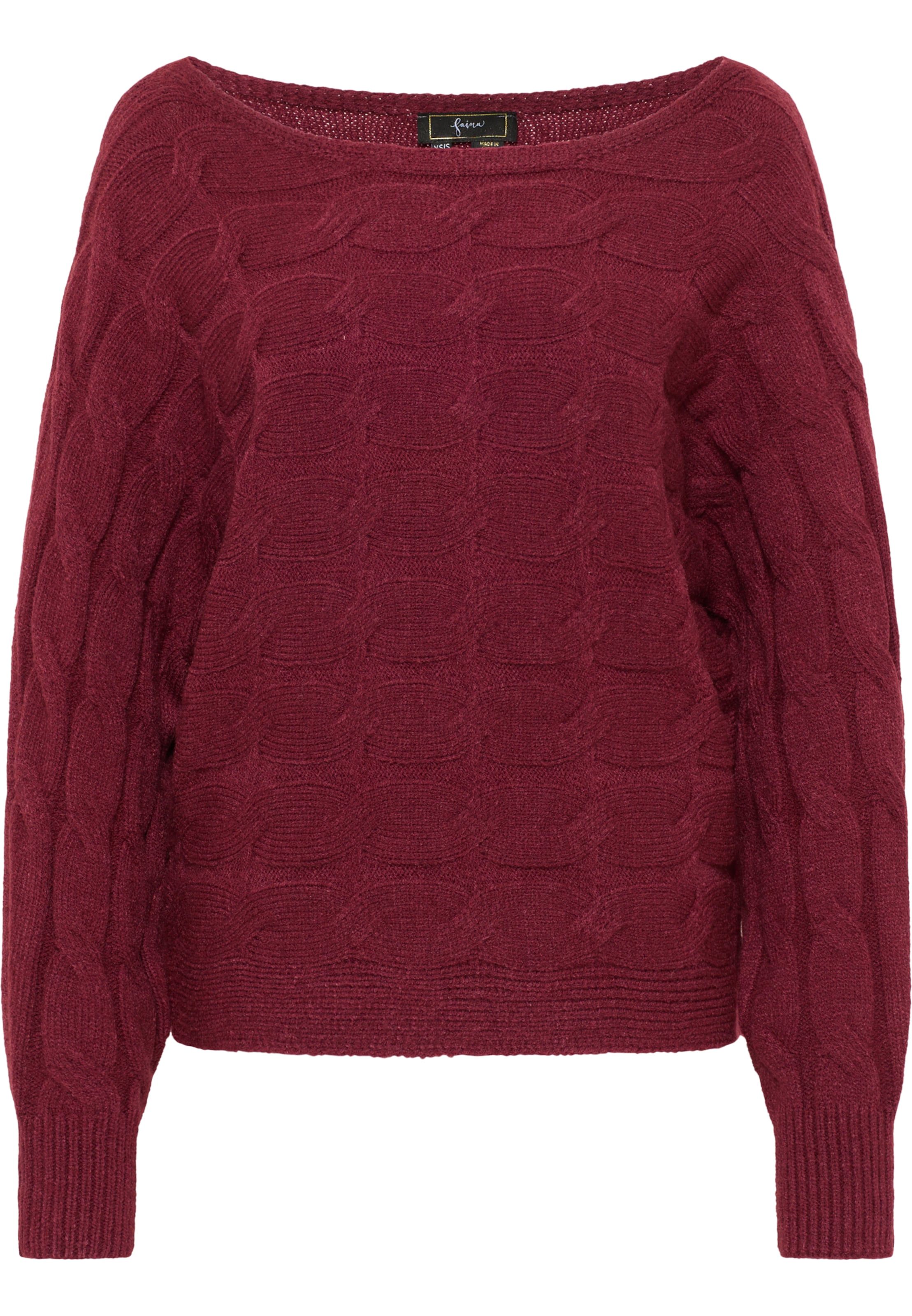 faina - Pullover em vermelho: frente
