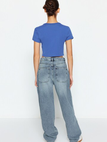 Baggy Jean Trendyol en bleu