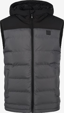 INDICODE JEANS Vest 'Iulius' in Grey: front