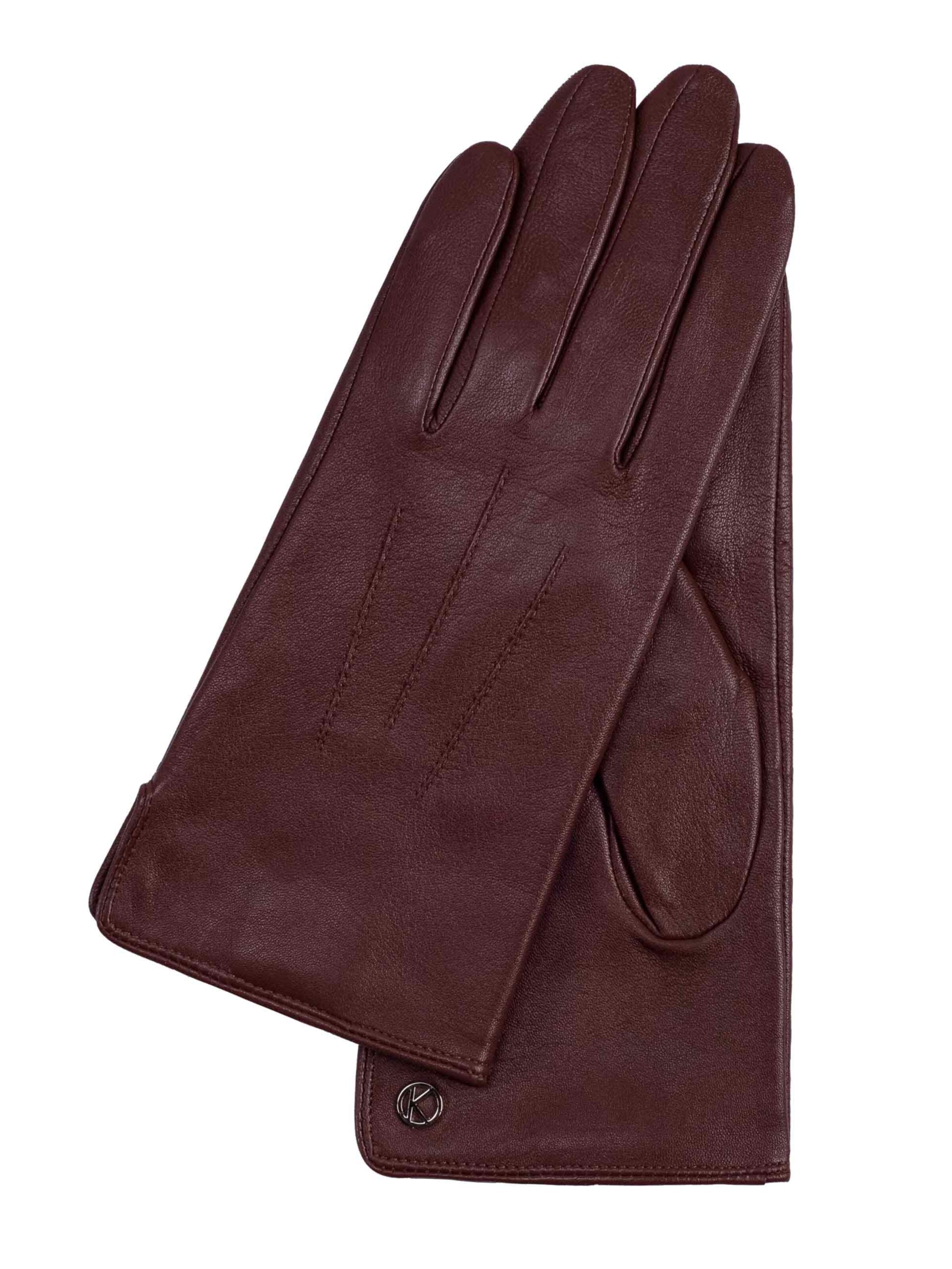 KESSLER Full Finger Gloves in Red: front