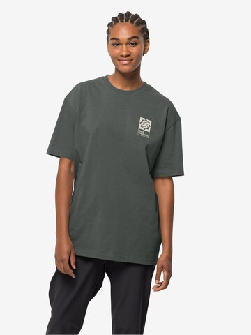 JACK WOLFSKIN T-shirt i grön: framsida