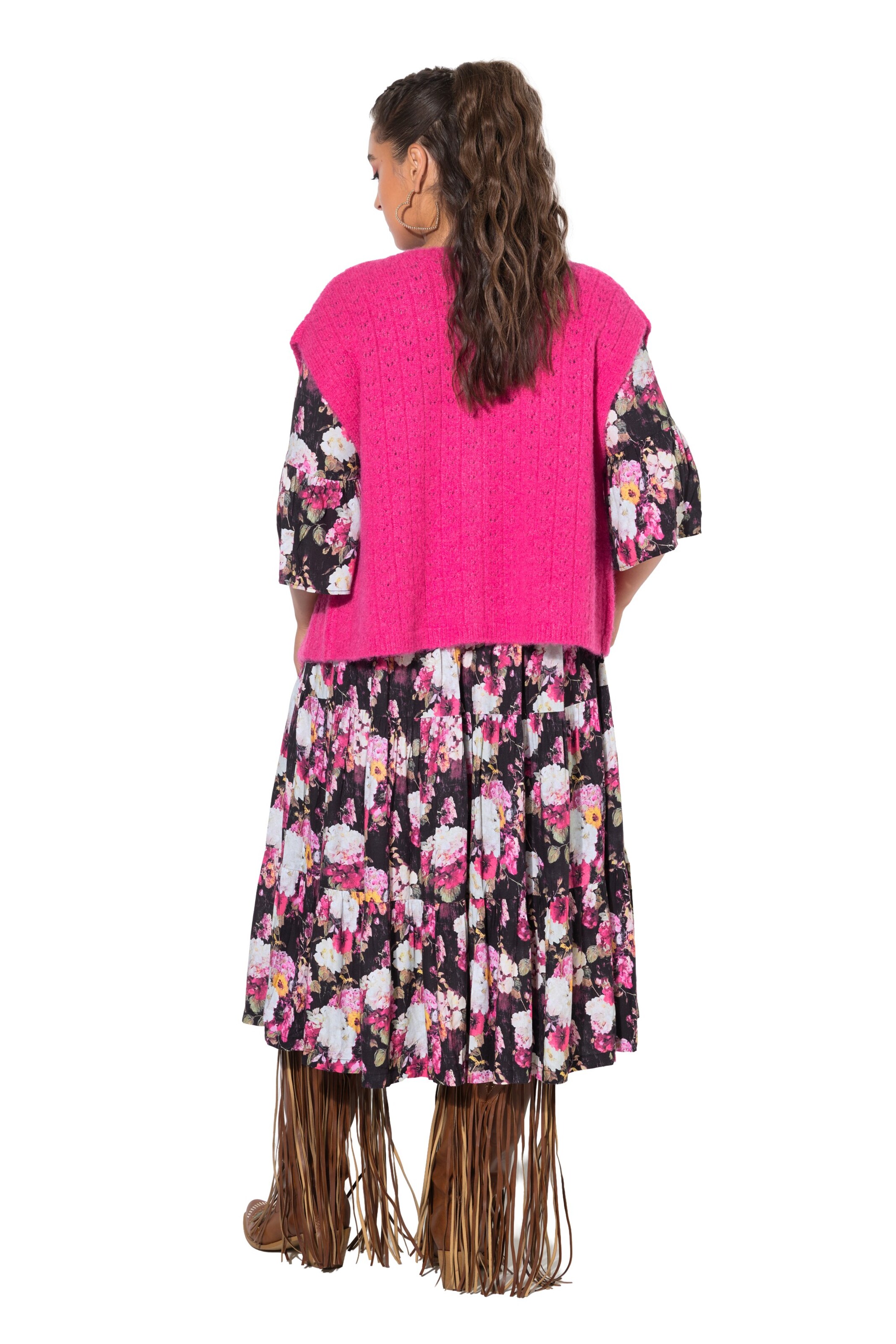 Studio Untold Knit cardigan in Pink