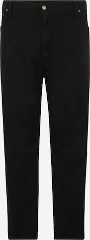 Effilé Jean '502 Taper B&T' Levi's® Big & Tall en noir : devant