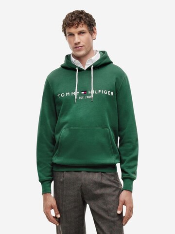 TOMMY HILFIGER Trui 'TOMMY' in Groen