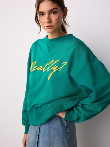 Next Mikina - Zelená: predná strana