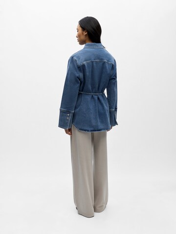 Camicia da donna 'OBJCARO' di OBJECT in blu