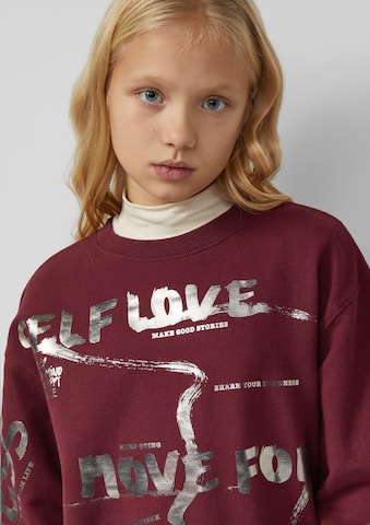 Sweat-shirt s.Oliver en rouge