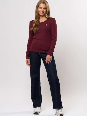 U.S. POLO ASSN. Top in Rood