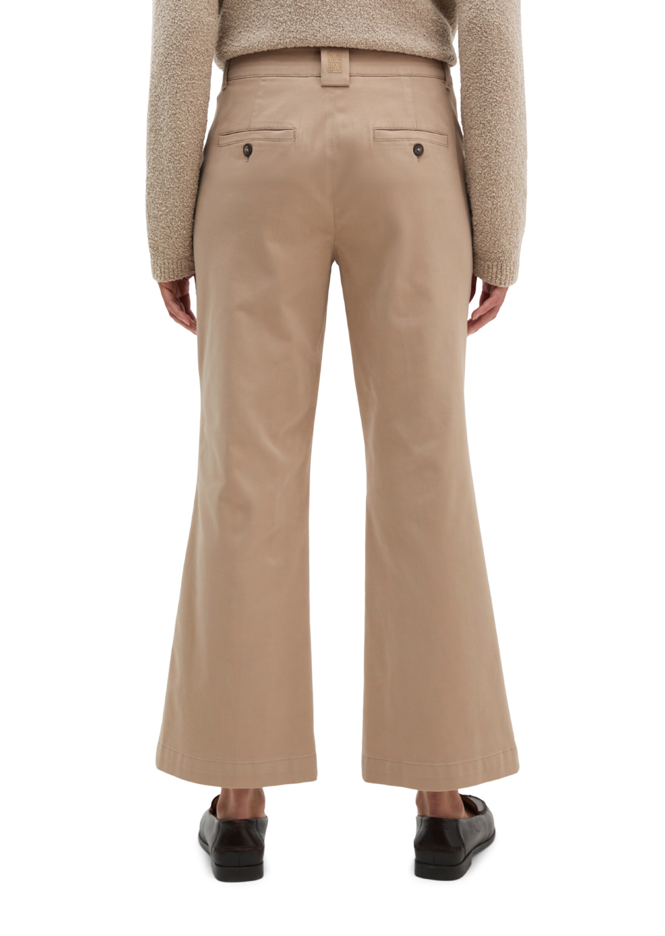 Marc O'Polo Flared Chino in Beige