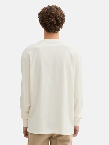 T-Shirt TOM TAILOR DENIM en blanc