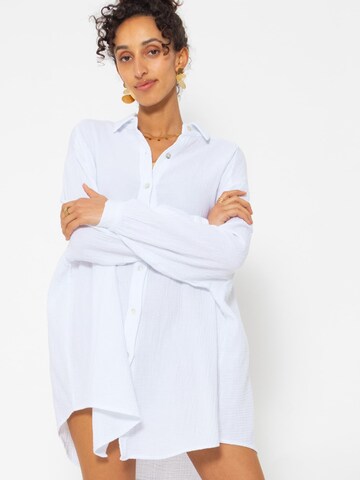SASSYCLASSY Bluse 'lange Variante'‌‌‌‌‌‌ in Weiß