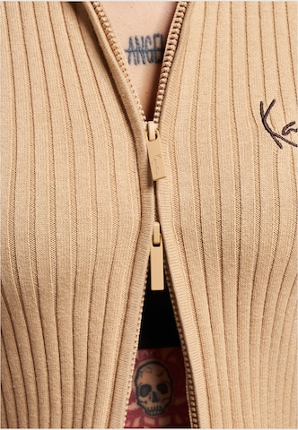 Cardigan 'KW234-036-1 KK' Karl Kani en beige