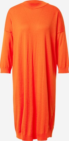 UNITED COLORS OF BENETTON Gebreide jurk in Oranje: voorkant
