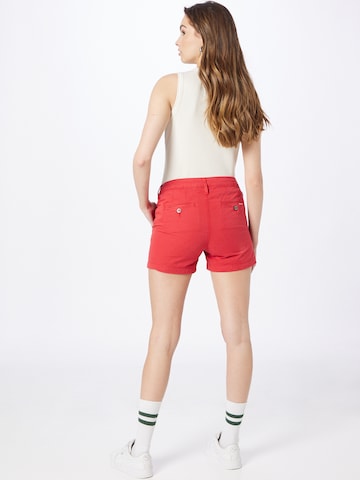 Pepe Jeans Slimfit Shorts 'BALBOA' in Rot