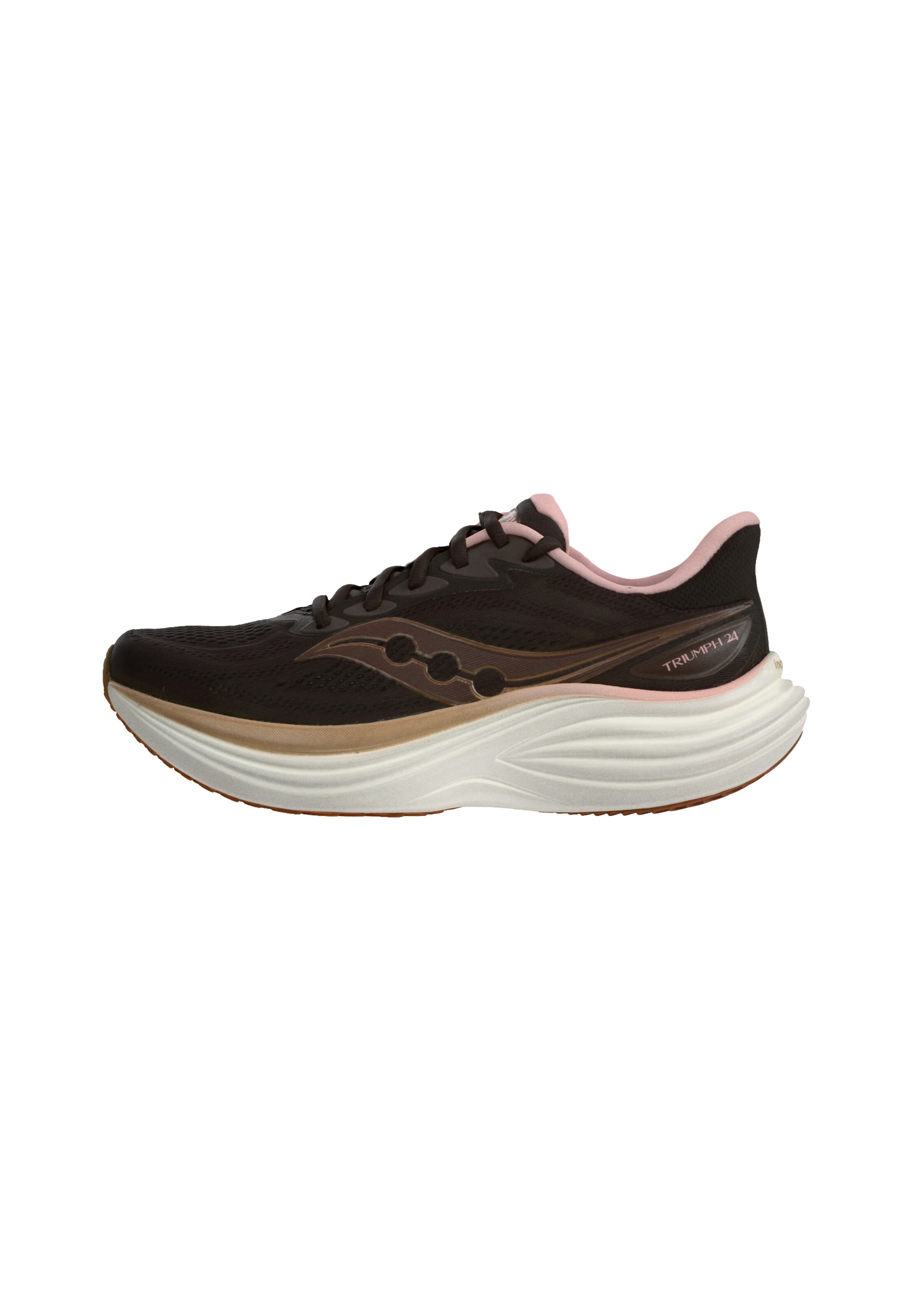 brūns saucony Sporta apavi 'Triumph 24': no priekšpuses