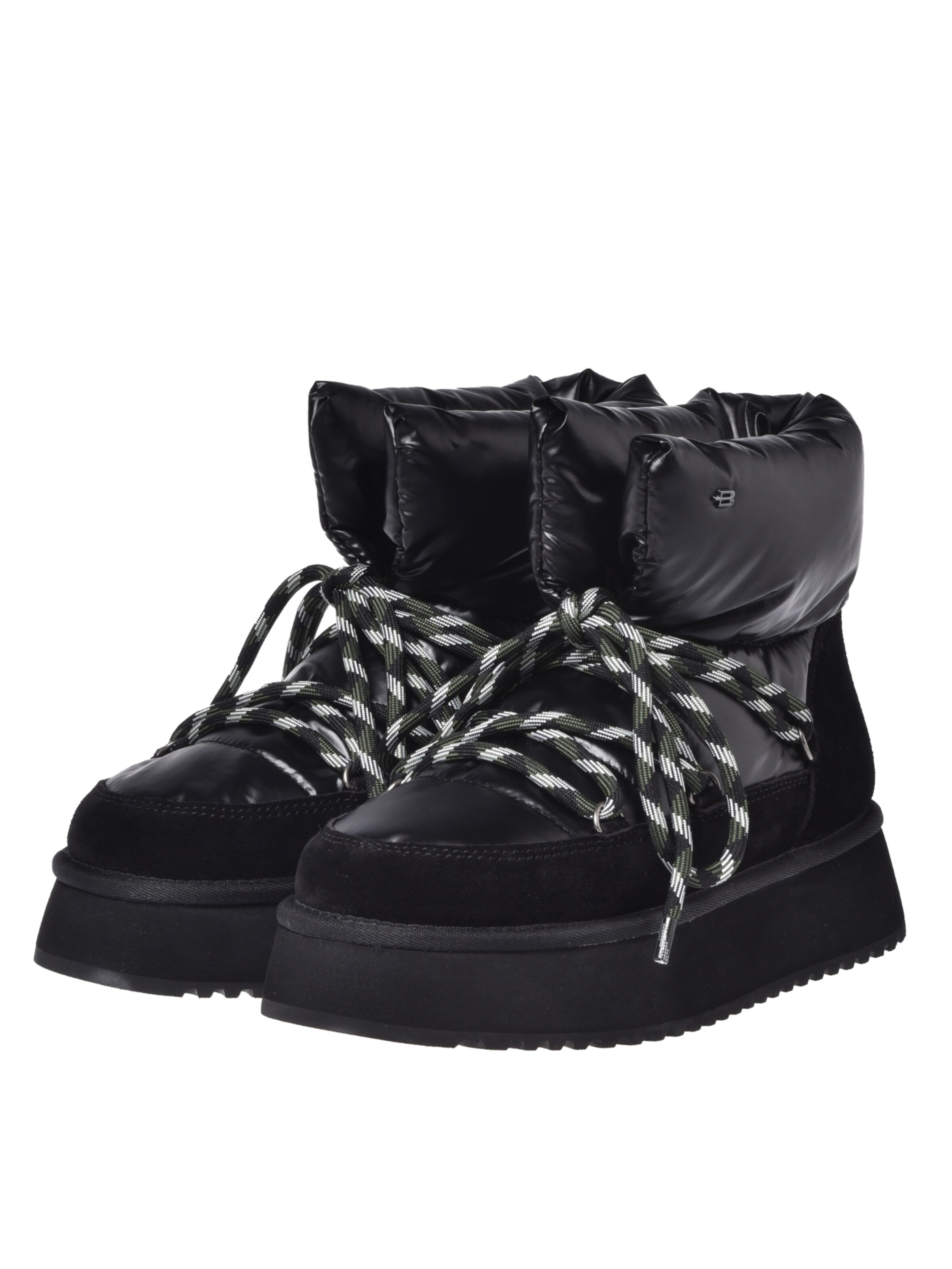 BALDININI Enkellaarsjes in Zwart