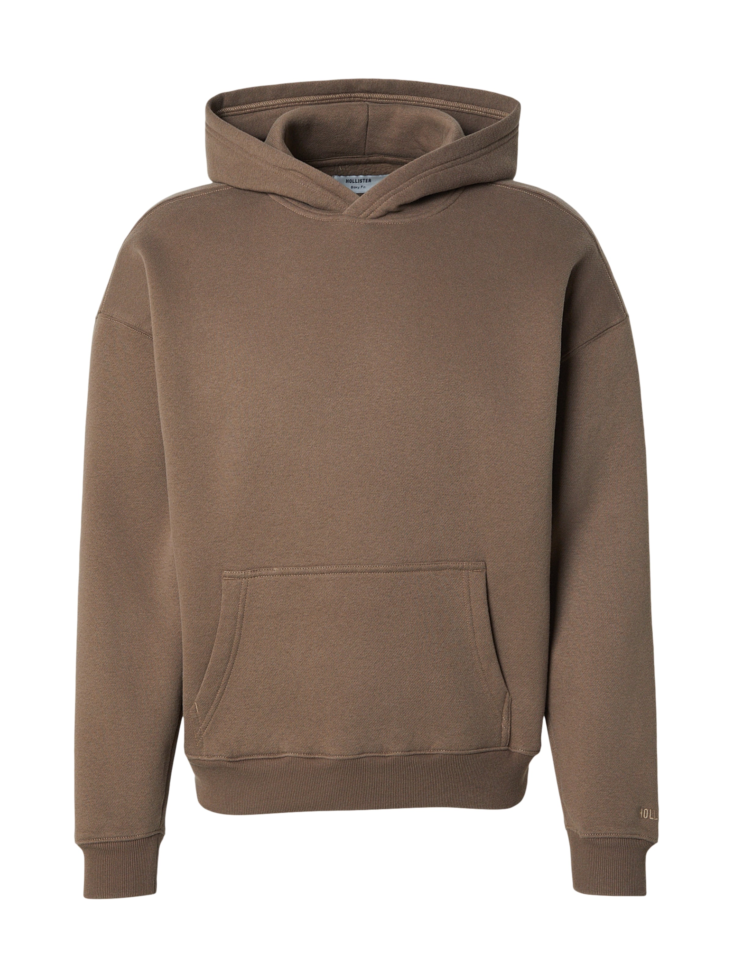 HOLLISTERSweater majica - smeđa boja: prednji dio