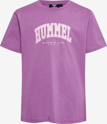 Hummel Shirt in Lila: voorkant