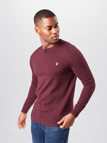 Lyle & Scott Pullover in Rot