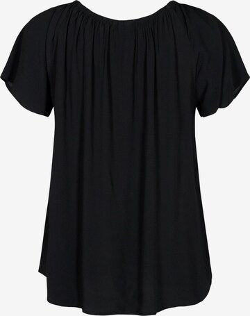 Zizzi Bluse 'Bella' in Schwarz