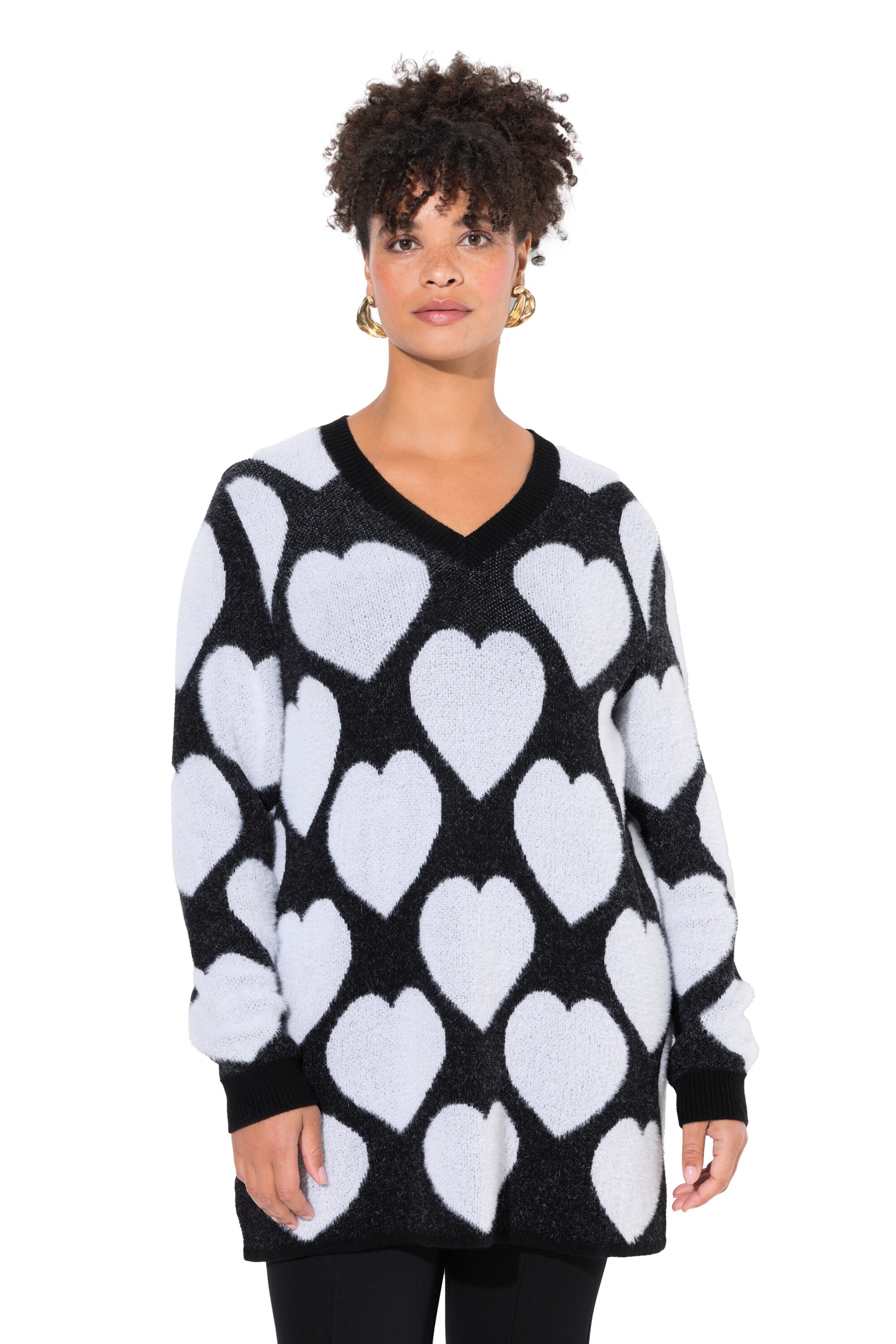 MIAMODA Pullover in Schwarz: Vorderseite