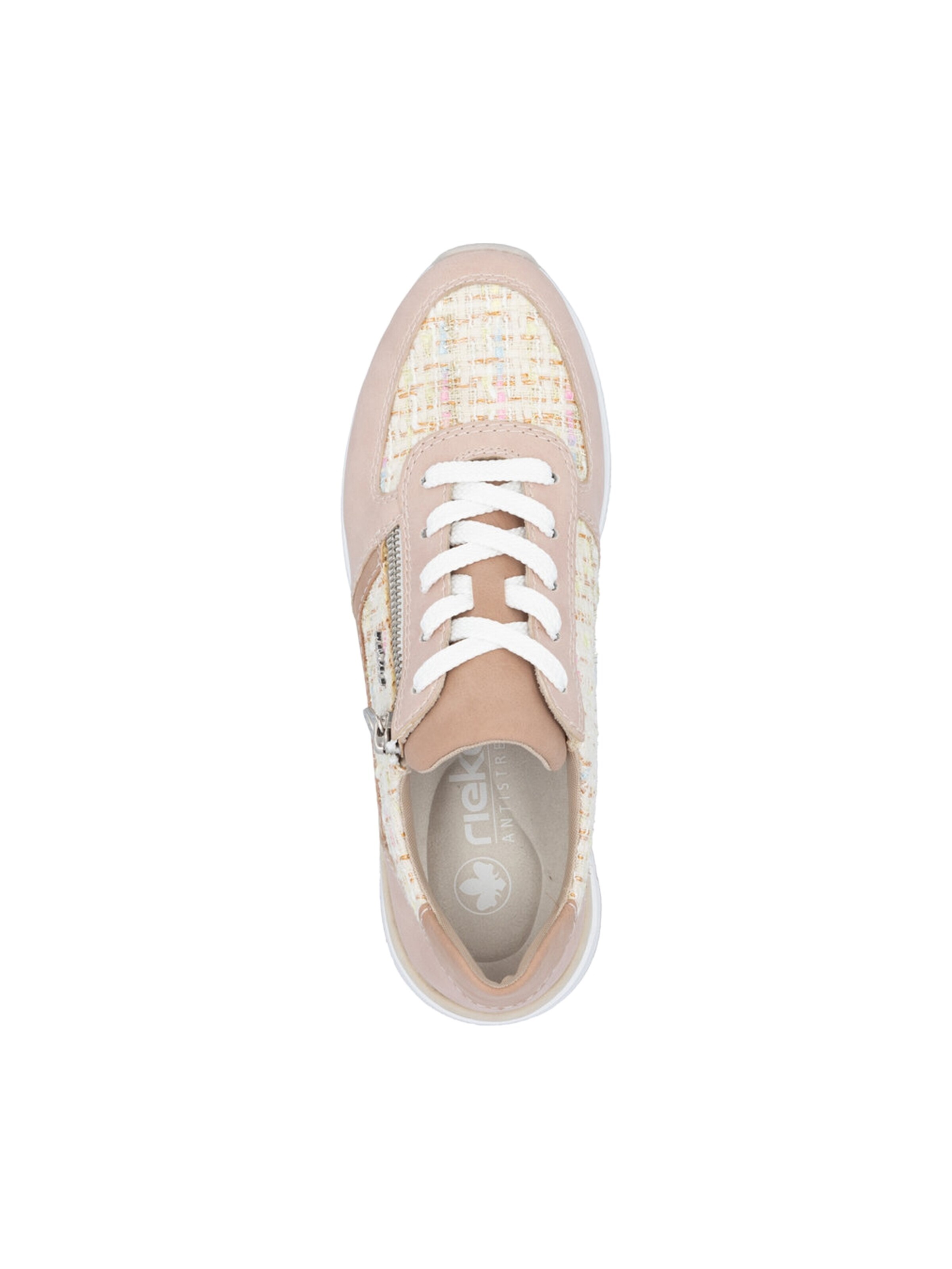 Scarpa stringata sportiva di Rieker in rosa