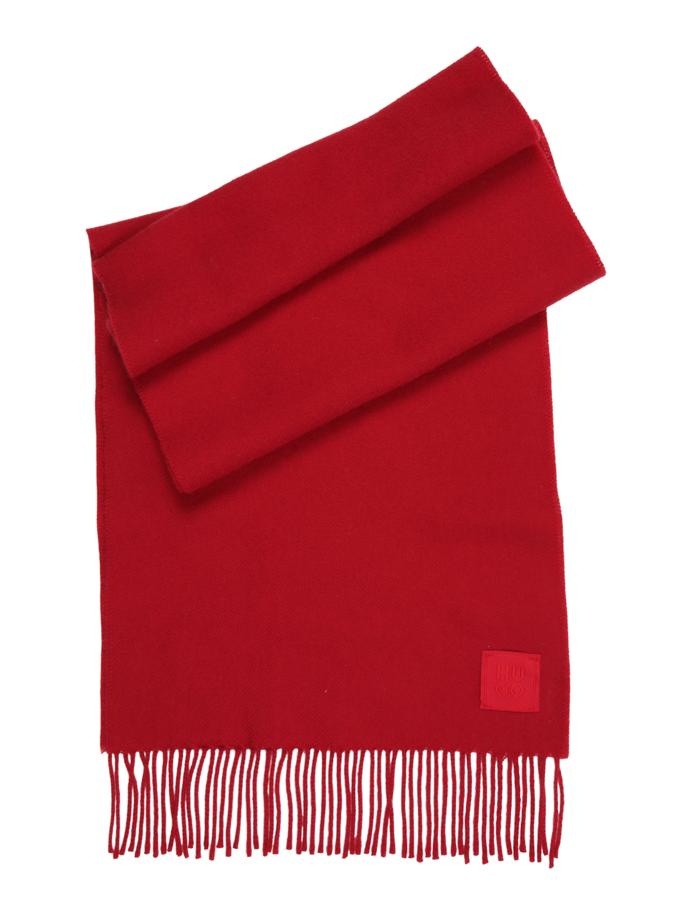 HUGO Šála – červená: přední strana