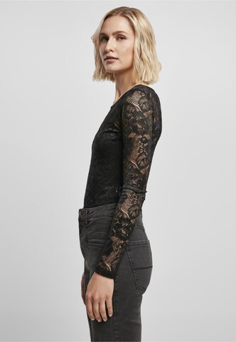 Urban Classics Shirt bodysuit in Black