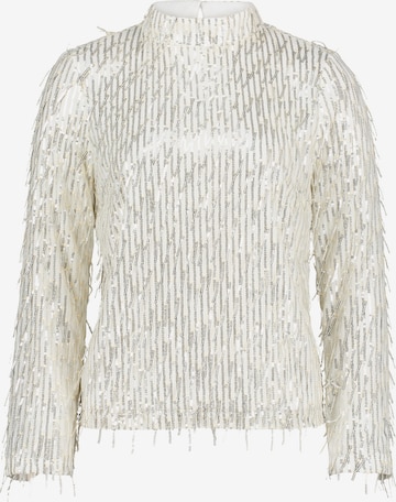 Cartoon Blouse in White: front