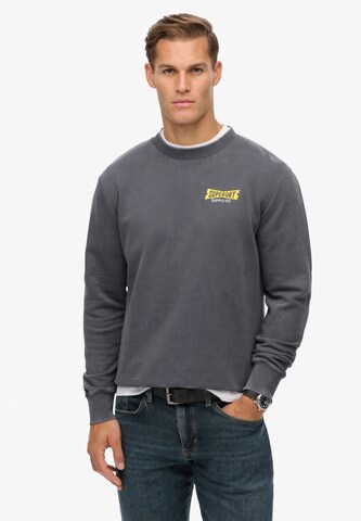 Superdry & Co Sweatshirt 'Heritage' in Blue: front