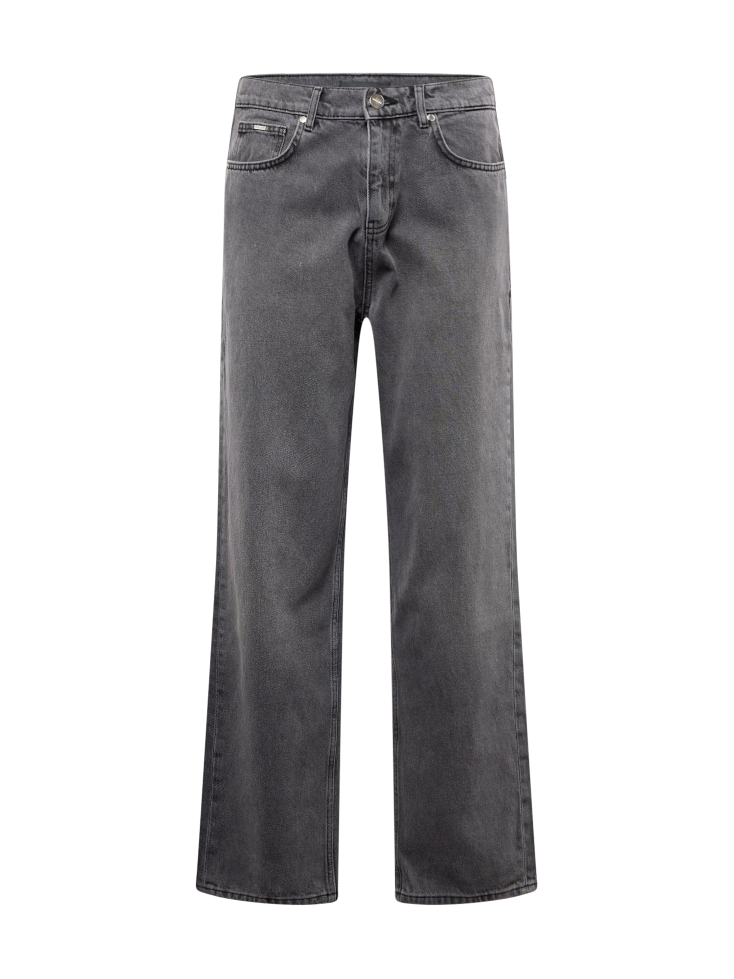 EIGHTYFIVE Широка кройка Дънки в сиво: отпред