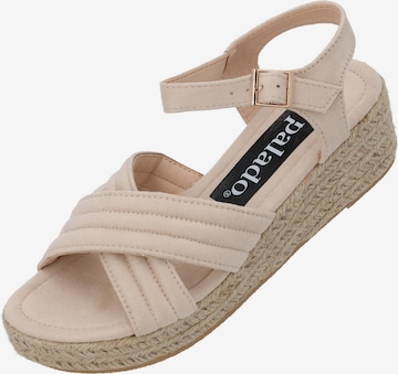 Palado Sandals 'Bolognia' in Beige: front