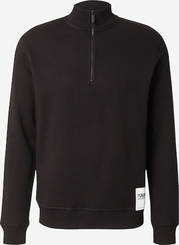 juoda Karl Lagerfeld Megztinis be užsegimo: priekis