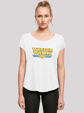 T-shirt 'DC Comics Wonder Woman' F4NT4STIC en blanc : devant