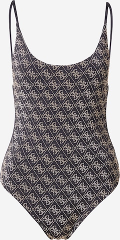 juoda GUESS Marškinėliai Maudymosi kostiumėlis 'DIANE': priekis