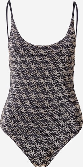 GUESS Badeanzug 'DIANE' in schwarz / weiß, Produktansicht