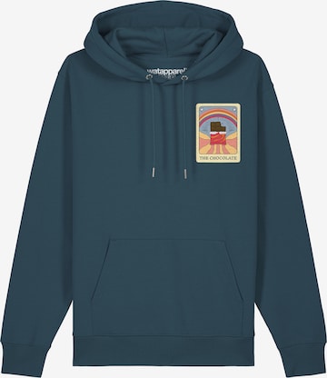 Watapparel Sweatshirt 'Tarot The Chocolate' in Blau: Vorderseite
