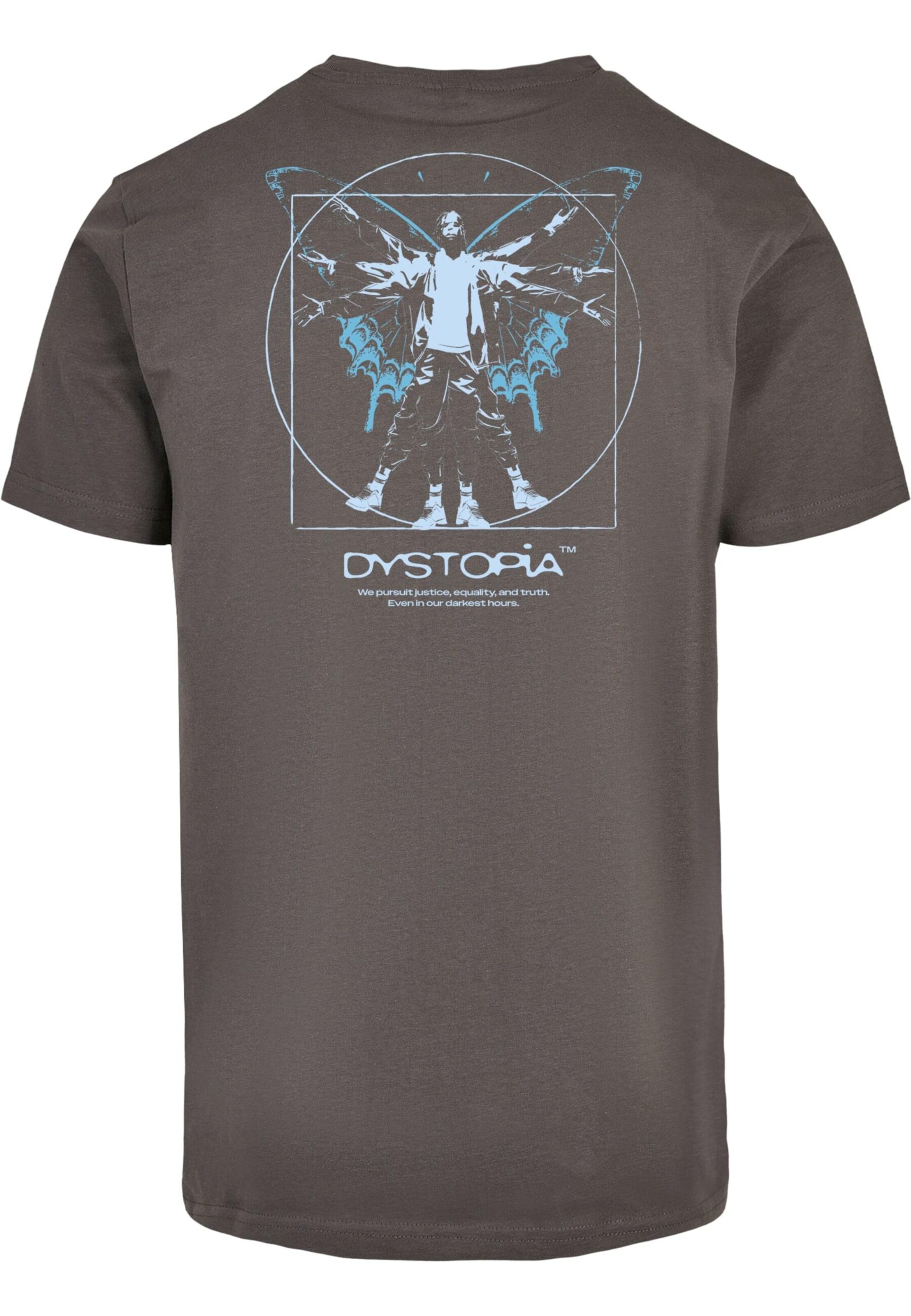 Mister Tee T-Shirt 'Dystopia' in Grau
