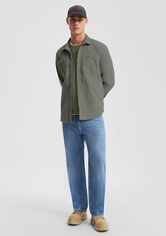 QS Comfort fit Overhemd in Groen