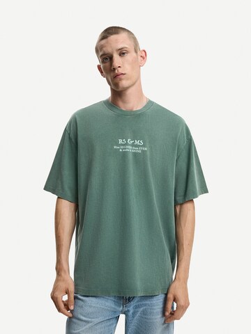 T-Shirt Bershka en vert