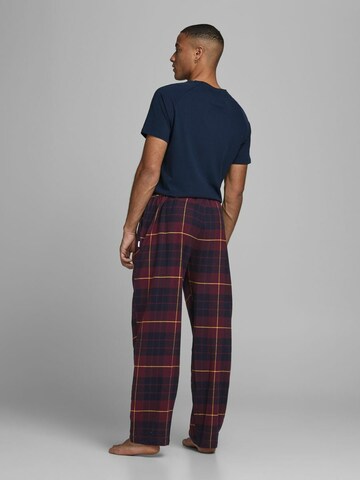 JACK & JONES Regular Pyjamahose in Rot