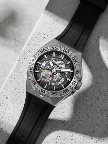 CERRUTI 1881 Analog watch 'Automatic watch Arrezo' in Black