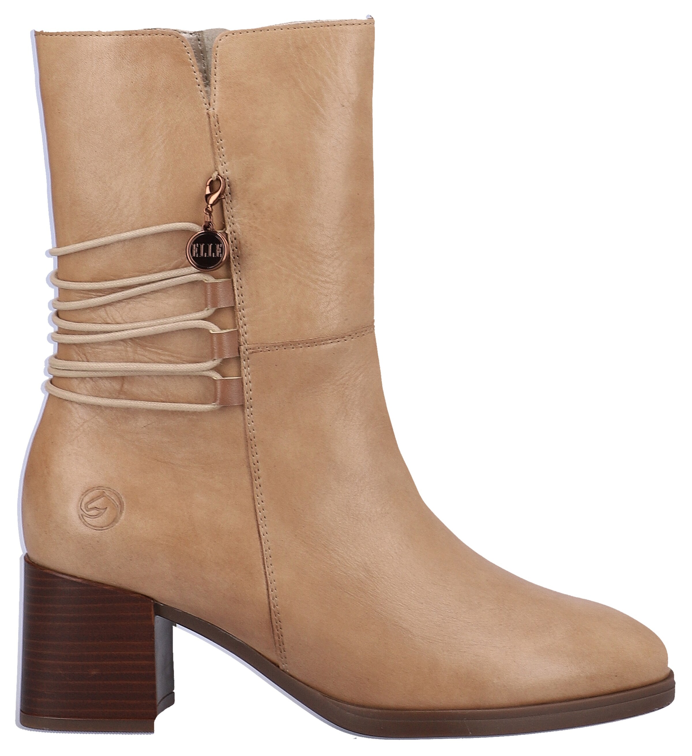 REMONTE Enkellaarsjes in Beige