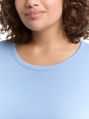 T-shirt Tom Tailor Women + en bleu